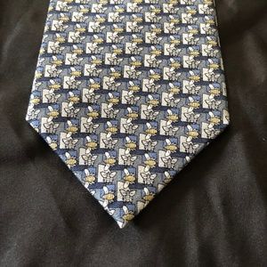 Blue Bumble Bee Neck Tie from STRUCTURE